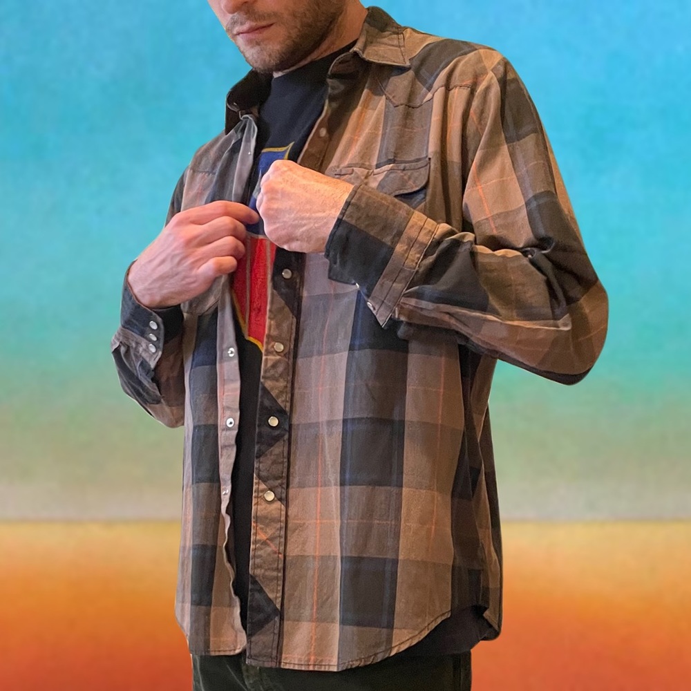 Vintage YoungBloods Authentic Western Snap Shirt